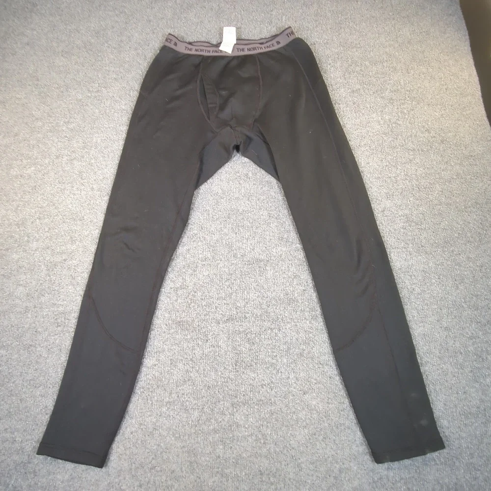 The North Face Men FlashDry Base Layer Tights Black Thermal Leggings Small #2627